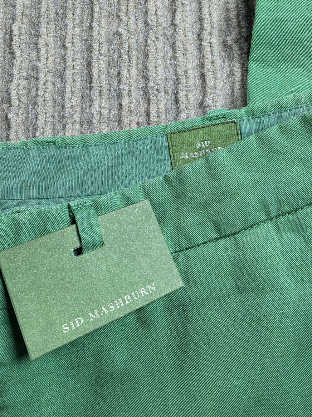 Sid Mashburn Green Chinos - Picture 3 of 10